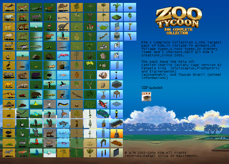 zoo tycoon 1 animal mods